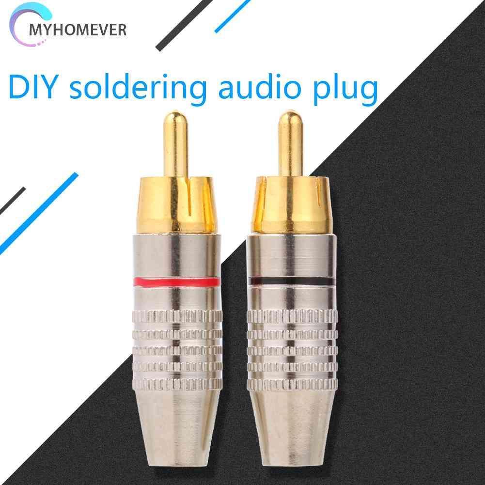 Set 10 Đầu Nối RCA DIY Chuyên Dụng