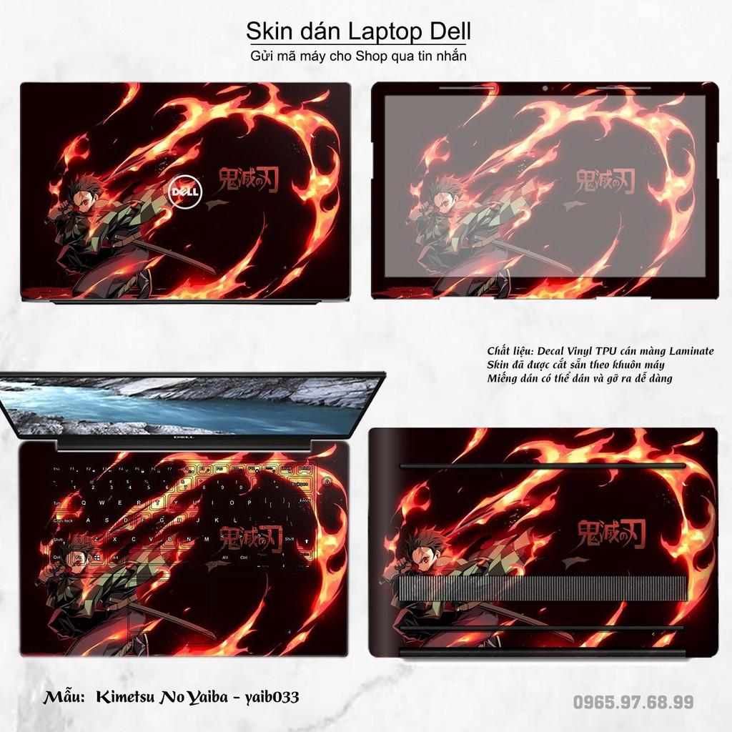 Skin dán Laptop Dell in hình Kimetsu No Yaiba nhiều mẫu 2 (inbox mã máy cho Shop)