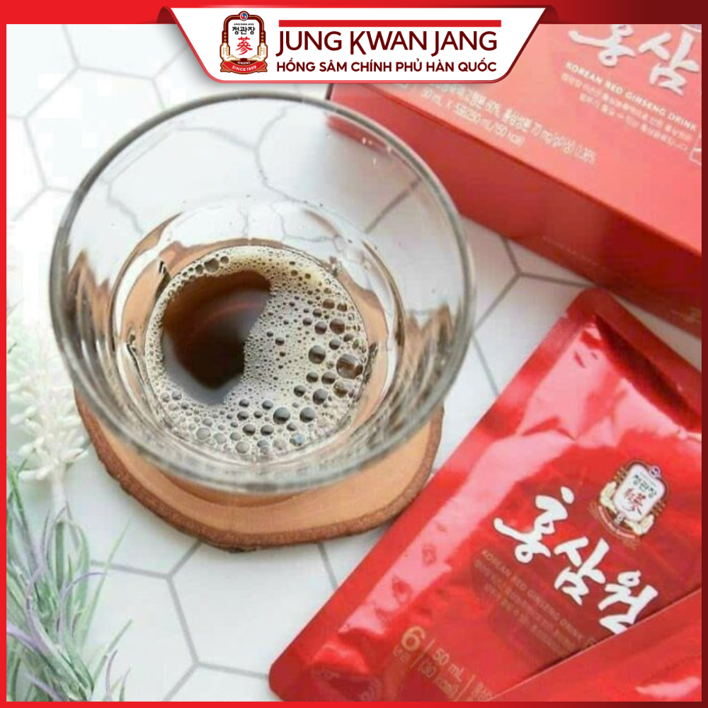 Nước Uống Tăng Lực Hồng Sâm KGC Jung Kwan JangWon (15 gói)-SYPT