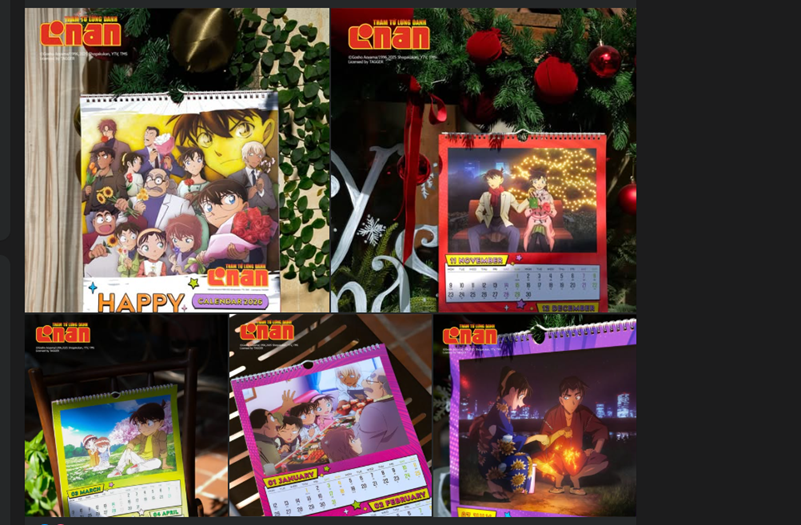 Lịch treo tường + Lịch bàn Conan Năm 2026 (Chang Book)