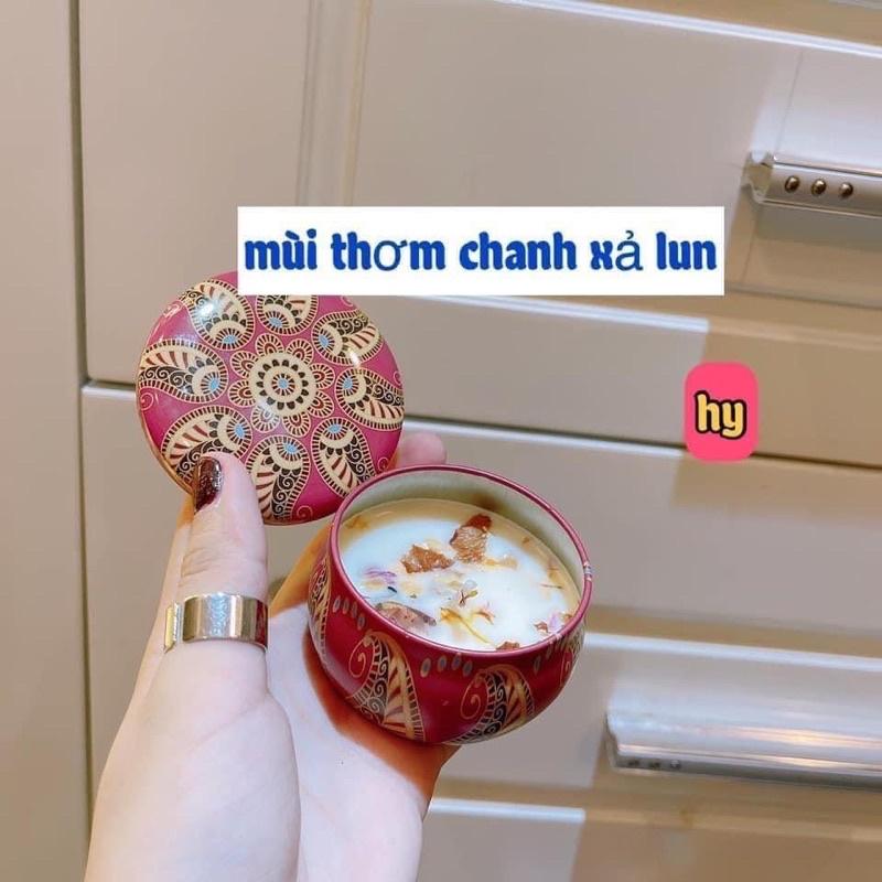 Nến thơm hoa khô thiên nhiênFREESHIP ️