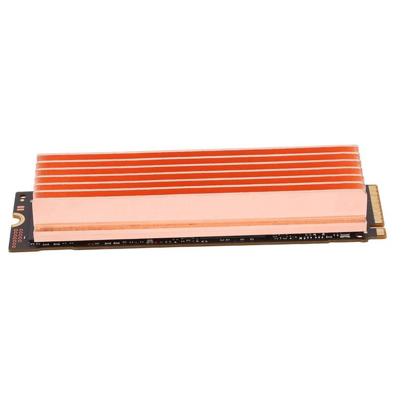 Set 2 Bộ Tản Nhiệt NVMe M2 2280 SSD Bằng Đồng Nguyên Chất Cho Máy Tính Để Bàn