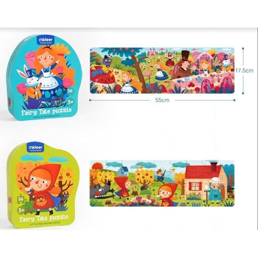 Bộ Xếp Hình Cho Bé Mideer Fairy Tale Puzzle Chuyện Cổ Tích, Đồ Chơi Giáo Dục Trẻ Em Từ 1,2,3,4,5,6,7 Tuổi (Nhiều Chủ Đề)