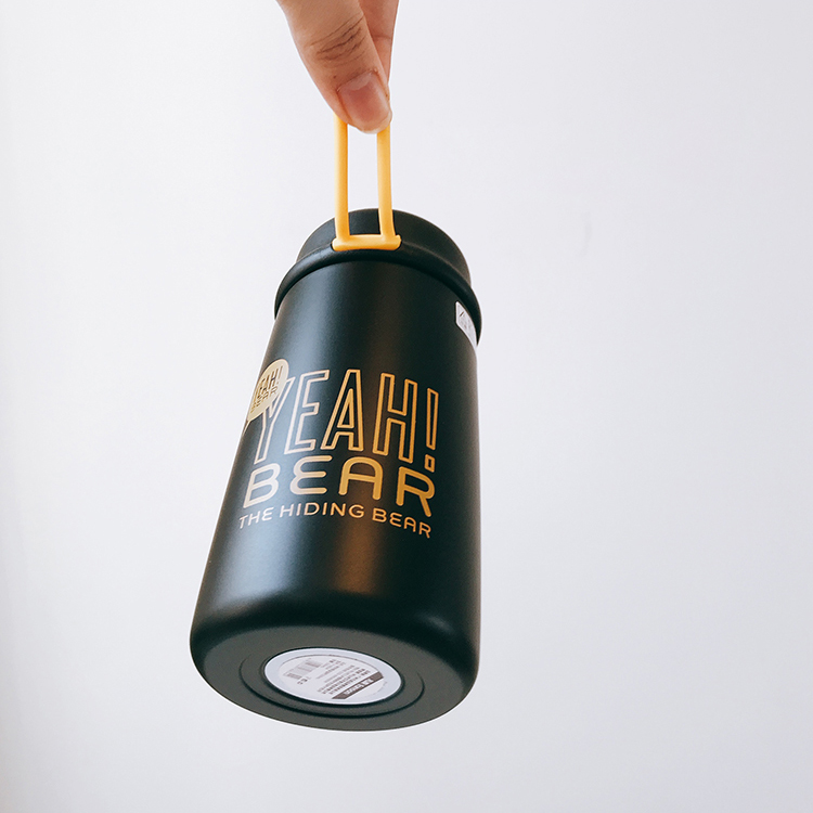 Bình Nước Giữ Nhiệt Chân Không Gấu Ngầu Điệp Viên 320ml