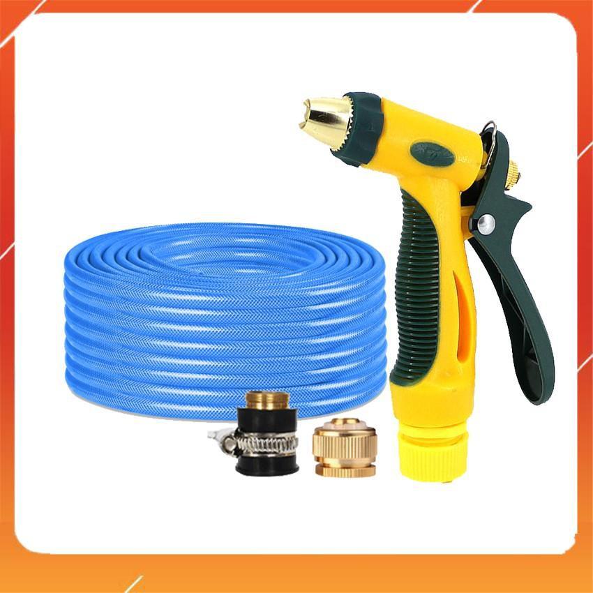 Bộ dây vòi xịt nước rửa xe, tưới cây tăng áp 3 lần,loại 3-5M  206317