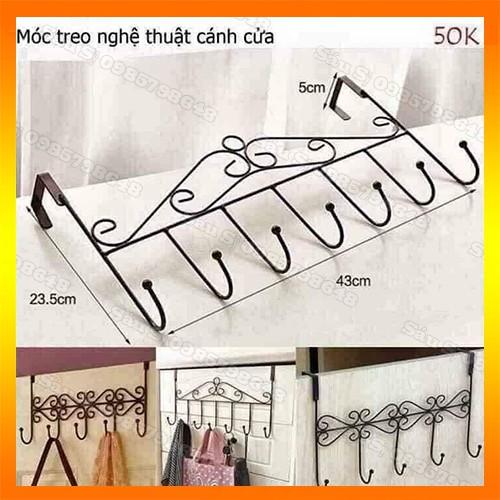 Móc treo Quần Áo sau cửa Di Động Loại 7 Móc