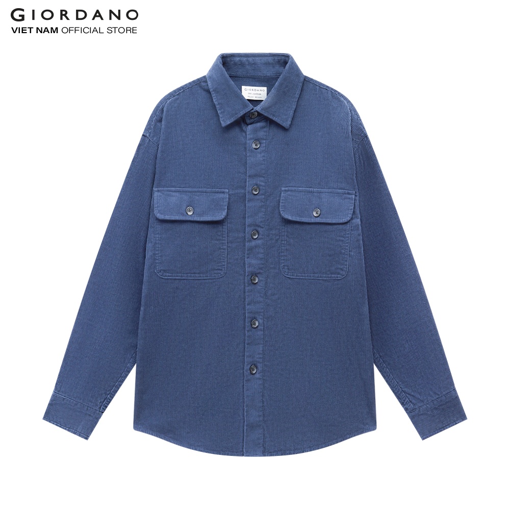 Áo Khoác Sơ Mi Nam Shirt Jacket Giordano 01042013