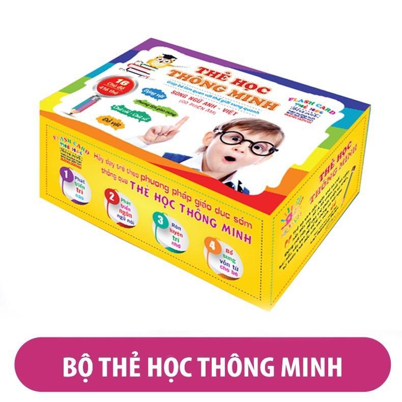 BỘ THẺ HỌC THÔNG MINH CHO BÉ 16 CHỦ ĐỀ 416 THẺ mã hàng hot