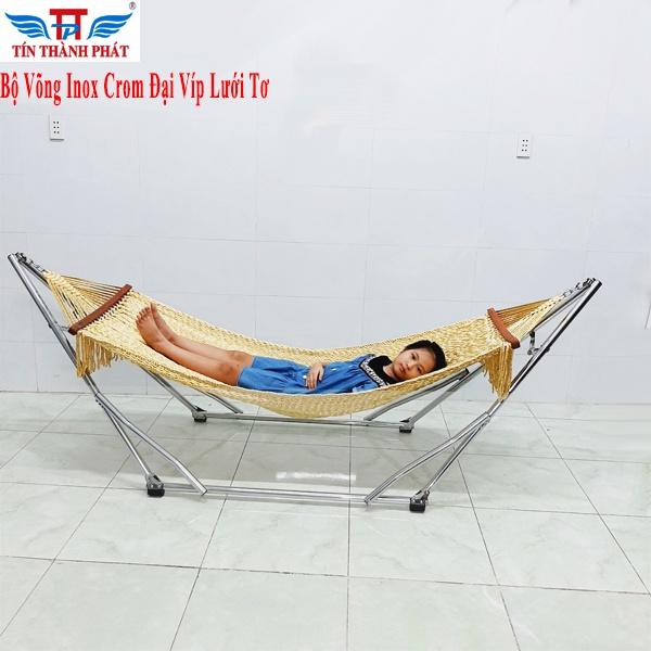 Võng Xếp Inox Crom Đại Víp Tín Thành Phát . Sản phẩm chất lượng, chính hãng, bảo hành 5 năm