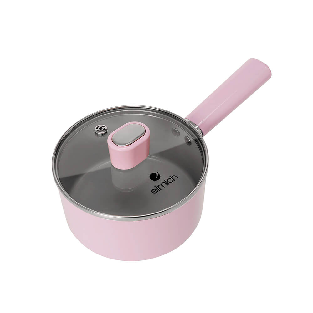 Bộ nồi chảo chống dính Baby full induction EL-5221LA16 size 16cm, Hàng chính hãng, đáy từ- JoyMall
