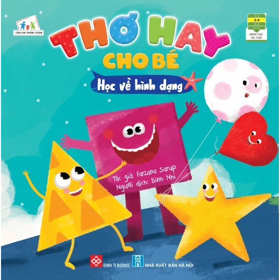 Sách - Thơ hay cho bé học về Hình dạng