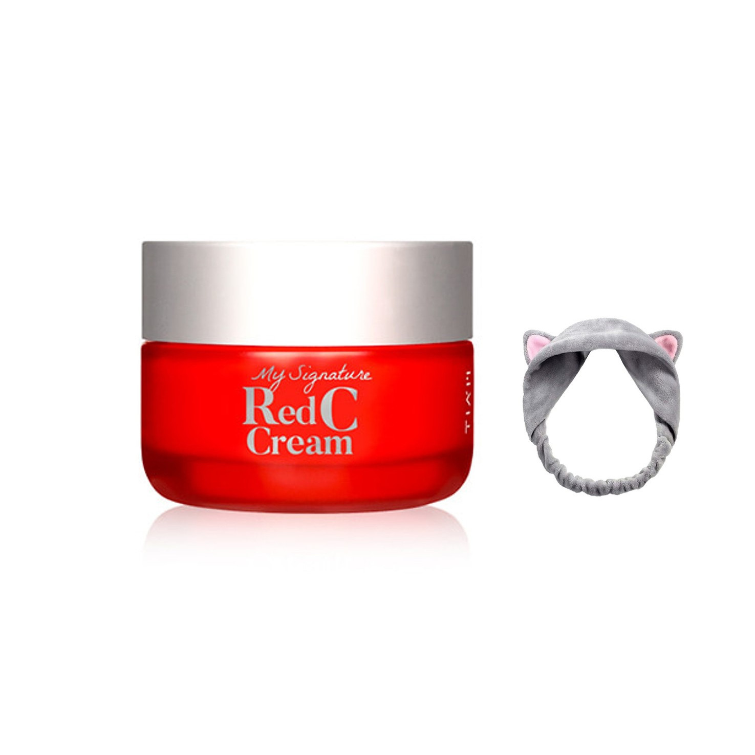 Kem dưỡng trắng da Tia'm My SignatureI Red C Cream 50ml +  tặng kèm 1 băng đô tai mào xinh xắn ( màu ngẫu nhiên)