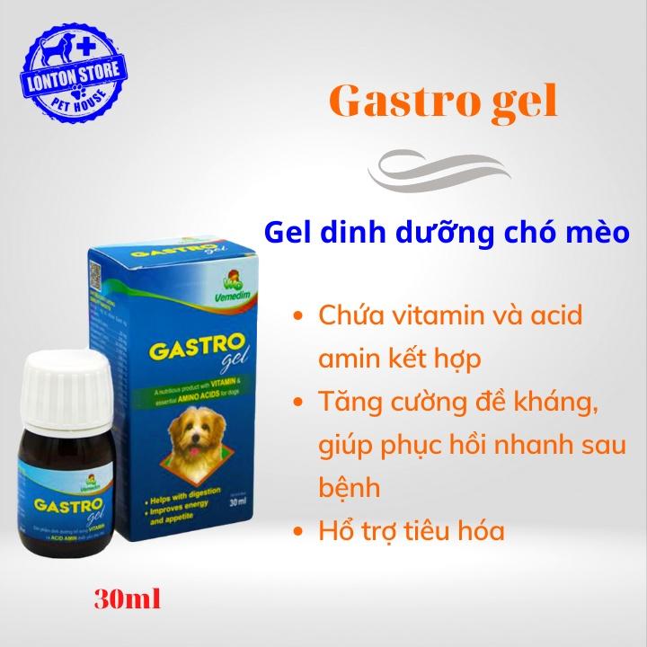 Gastro Gel - Gel Thức Ăn Dinh Dưỡng Cho Chó, Mèo; 30ml