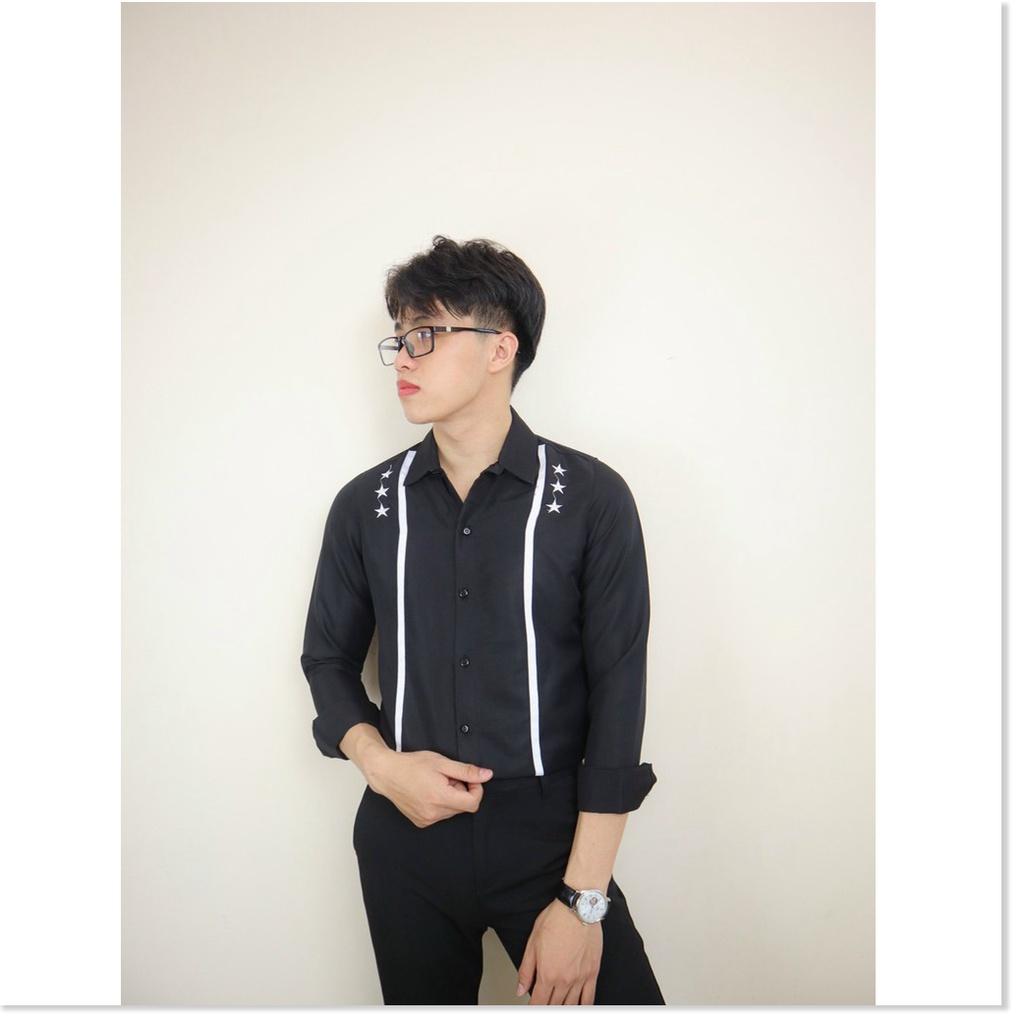 Áo sơ mi in thêu dài tay nam nữ cực đẹp phù hợp phong cách thời thượng MẪU MỚI NHẤT HIỆN NAY