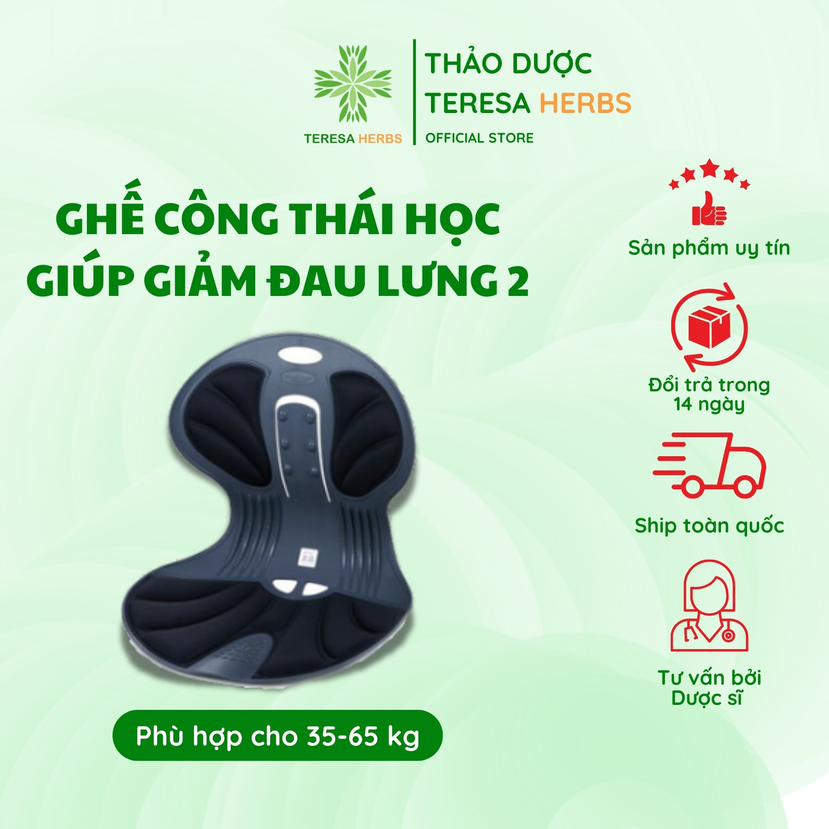 Ghế điều chỉnh tư thế ngồi đúng chống gù BALEUN ANGEL CHAIR 2 HÀN QUỐC