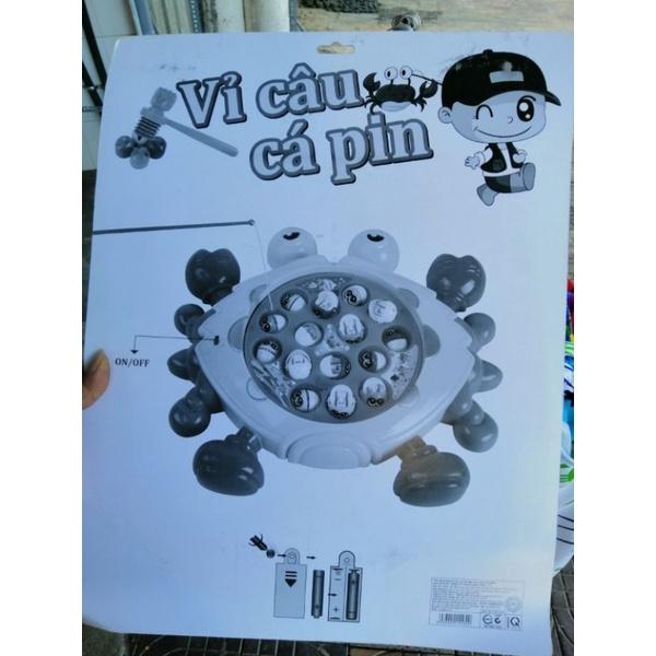 VỈ ĐỒ CHƠI 2 TRONG 1 CÂU CÁ, BÚA ĐẬP PIN