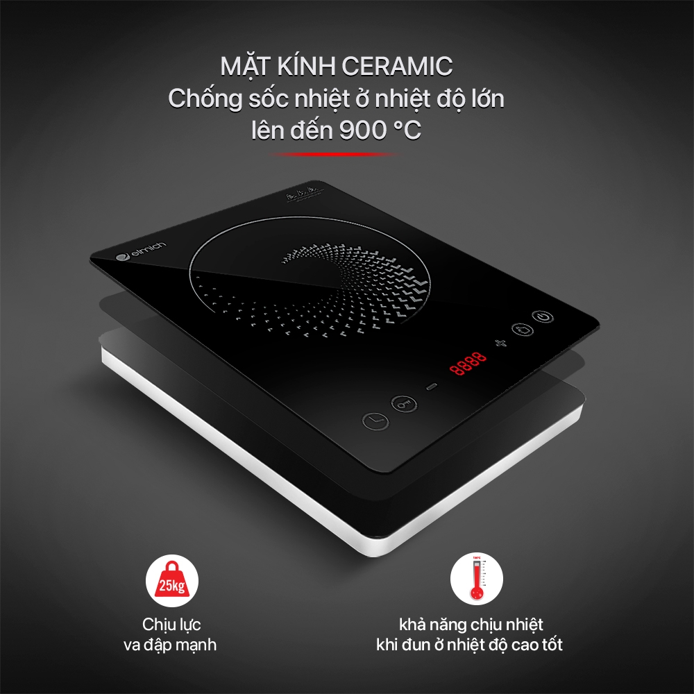 Bếp Từ Đơn Elmich ICE-3874 - Hàng Chính Hãng