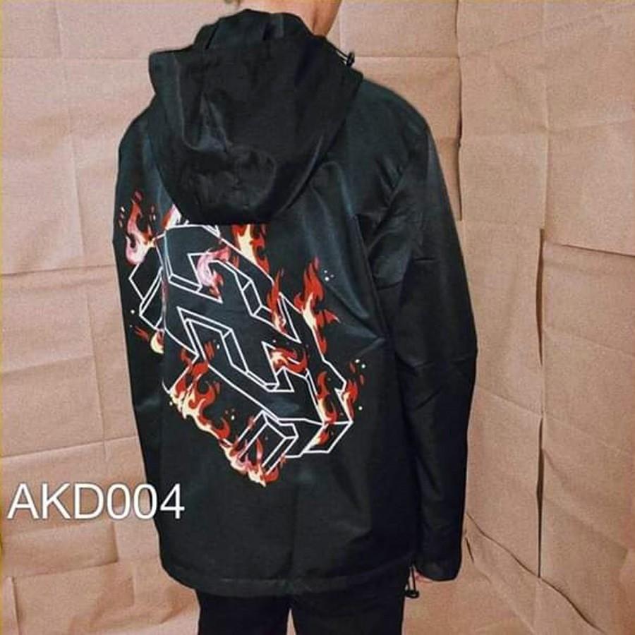 ÁO KHOÁC DÙ Logo Lửa - M480