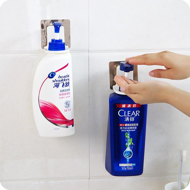 Dụng Cụ Đỡ Cổ Chai Dầu Gội, Sữa Tắm Dán Tường