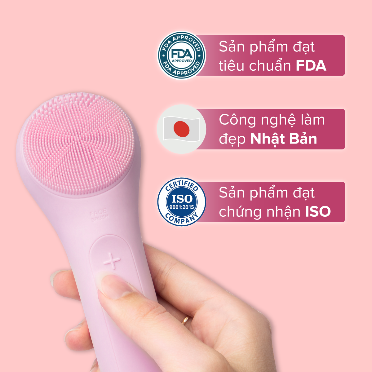 Máy rửa mặt kết nối app thông minh Maxcare Max999PRO sản phẩm cao cấp theo dõi và cài đặt chế độ làm sạch da chuyên biệt