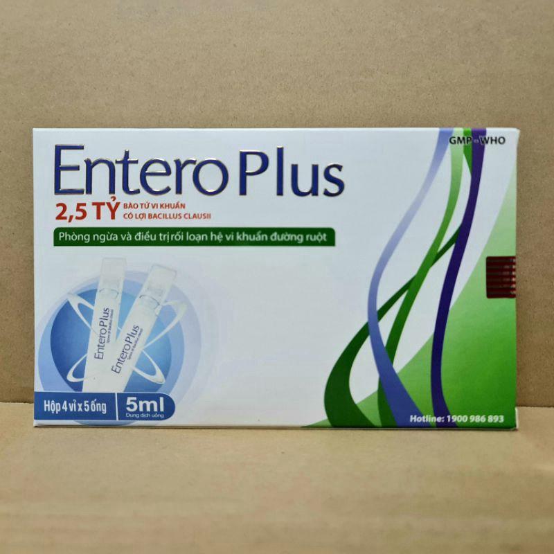 MEN VI SINH ENTERO PLUS - GIÚP CÂN BẰNG HỆ VI SINH ĐƯỜNG RUỘT PHÒNG NGỪA RỐI LOẠN TIÊU HÓA - HỘP 20 ỐNG