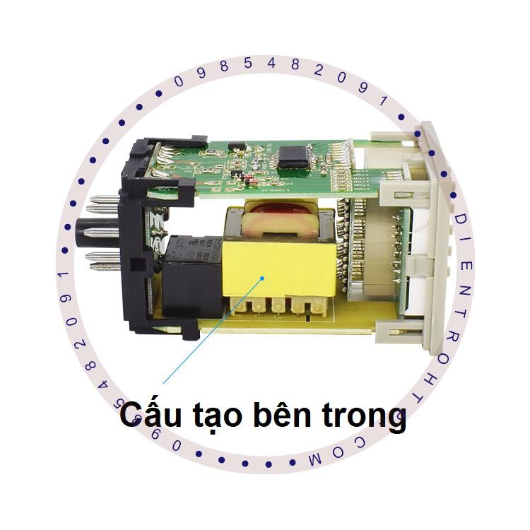 Timer DH48 SS - DH48 1Z - DH48 2Z loại xịn, đồng hồ hẹn giờ thiết bị, rơ le thời gian (đã gồm đế)