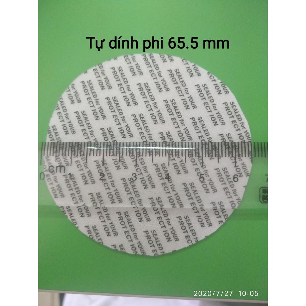 Màng seal tự dính cắt theo kích thước yêu cầu của khách hàng - Màng siu dùng cho mọi loại chất liệu chai/lọ/hũ