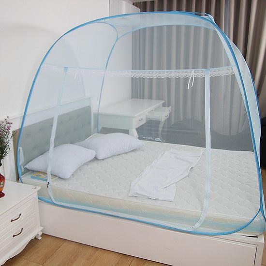 Màn Chụp Người Lớn Đỉnh Vuông 2m2-1m8-1m6 Màn Gấp Gọn Dễ Dàng Tiết Kiệm Thời Gian Và Không Gian Cho Gia Đình