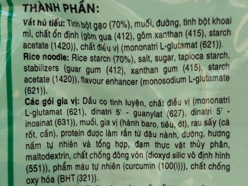 Combo 10 Gói Hủ Tiếu Chay Miliket