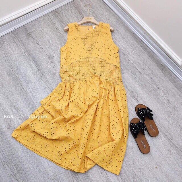 Váy maxi vàng
