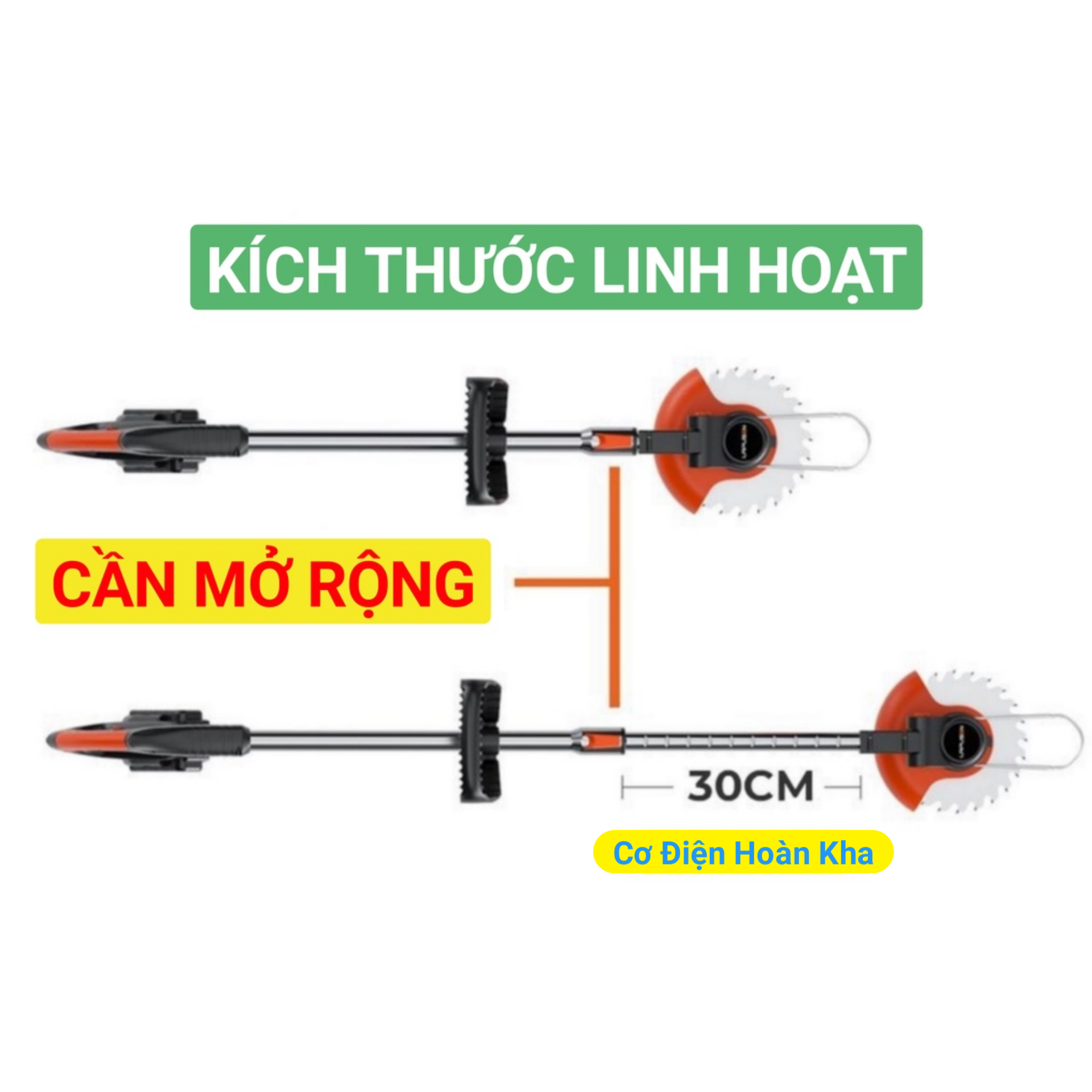 Máy cắt cỏ, tỉa cành cầm tay LAPUSEN pin khủng 15000mah, động cơ mạnh 1800w