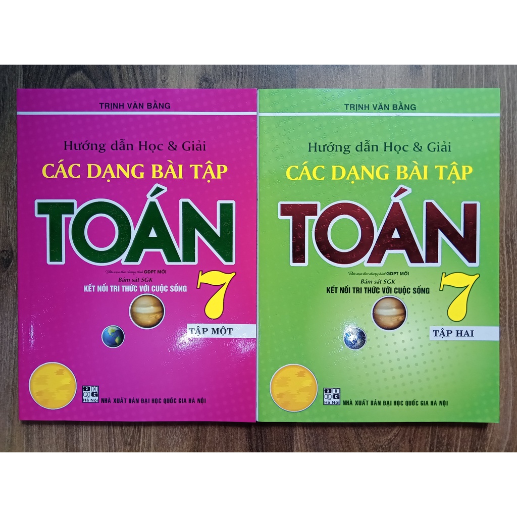 Sách - Combo Hướng Dẫn Học & Giải Các Dạng Bài Tập Toán 7 - Tập 1 + 2