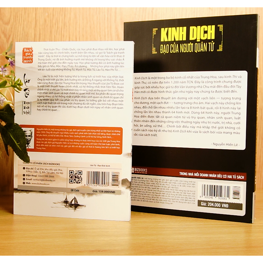 Sách Lão Tử Đạo Đức Kinh Và Kinh Dịch Đạo Người Quân Tử - Nguyễn Hiến Lê