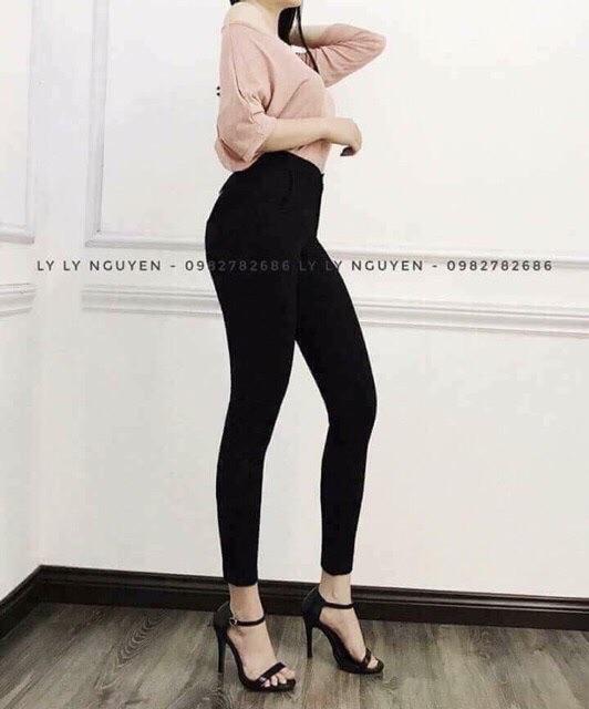 Quần legging nâng mông 4 túi siêu co giãn 4 chiều loại 1 chất bao đẹp YO18