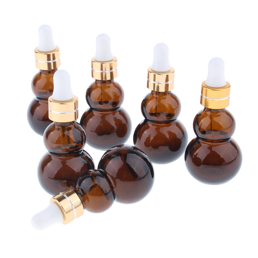12pcs Glass Dropper Bottles Vials with Eye Dropper for Essential Oils Makeup