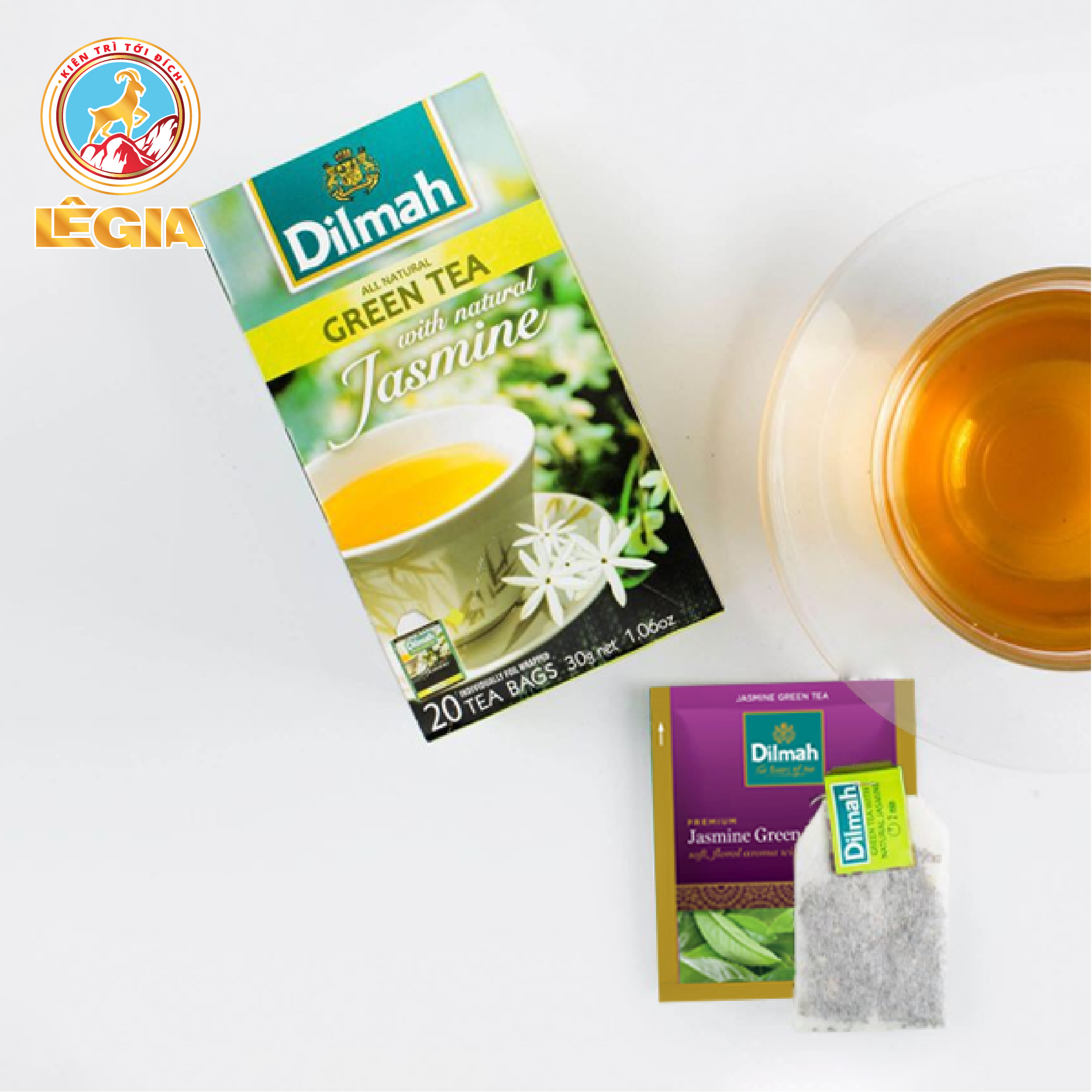 Trà Xanh Hoa Nhài Dilmah(JASMINE GREEN TEA) 30G