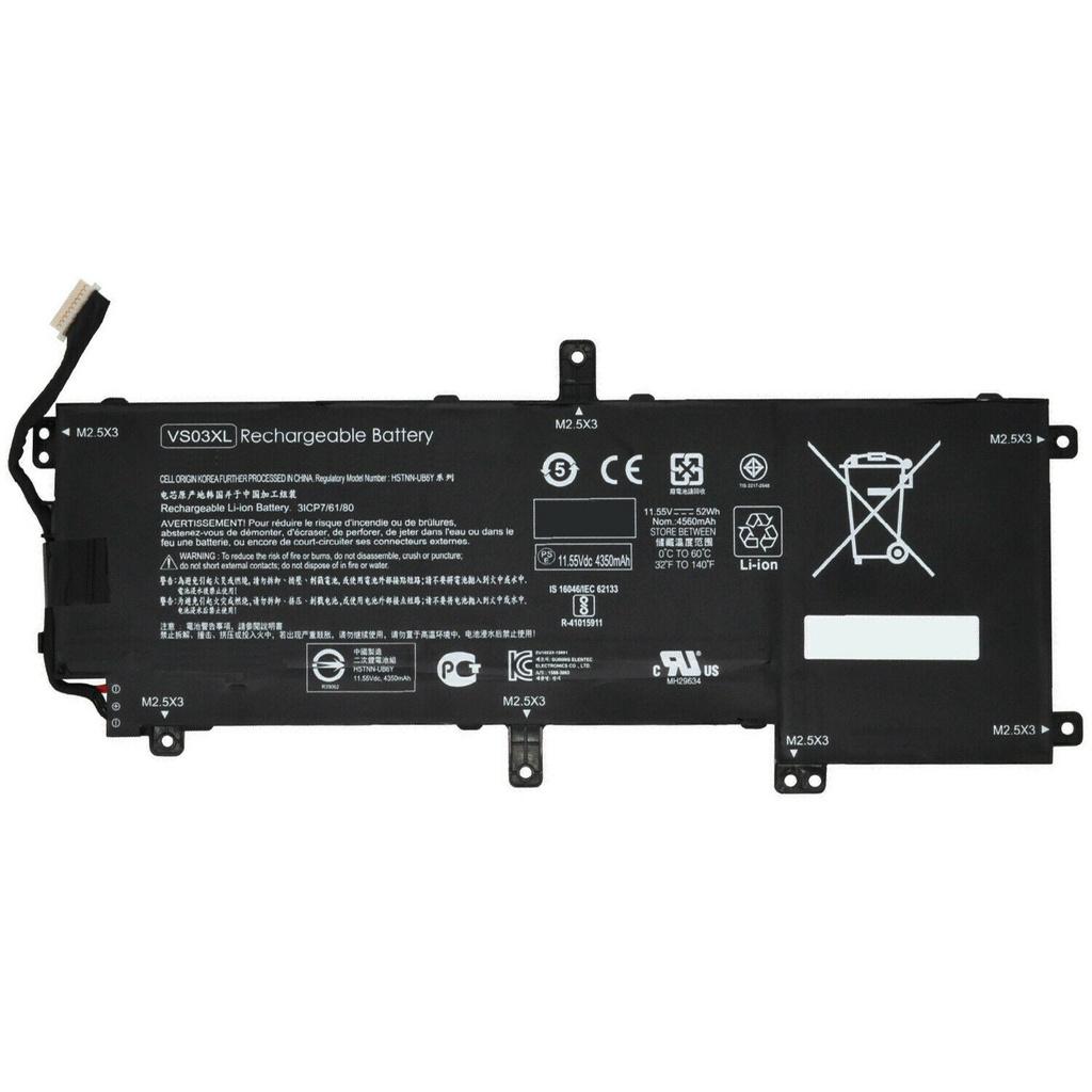 Pin Dùng Cho Laptop HP Envy 15-AS,15T-AS 15-as014wm VS03XL Battery 52wh