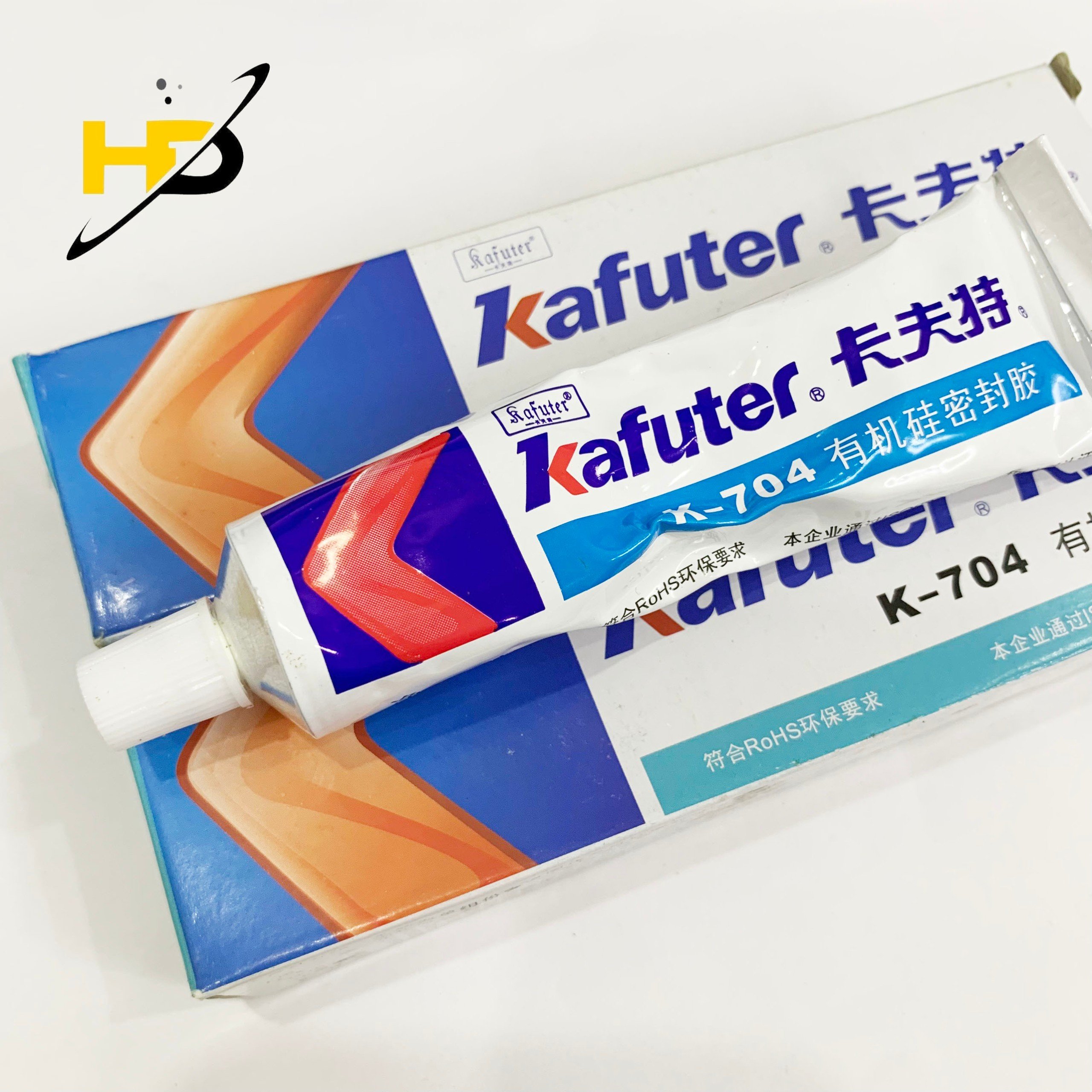 Keo Dán Tản Nhiệt Silicone Kafuter K-704  , Keo Chống Ẩm Bo Mạch Màu Trắng Sữa