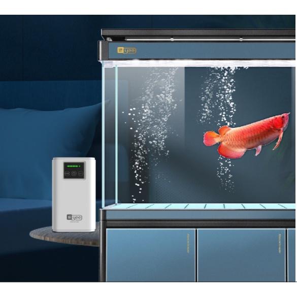 Máy Sủi tích điện 2 vòi 3w sử dụng pin lithium thời gian tích điện dài- Máy sủi đa năng khi mất điện, câu cá,