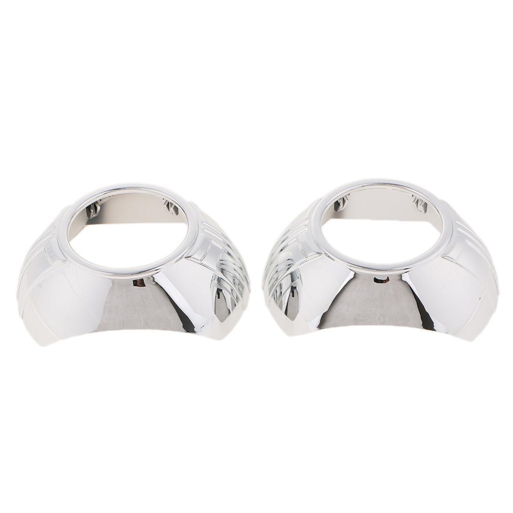 2-4pack Pair 3.0 inch Bi-xenon Projector Lens Shrouds Mask Cover for Ford S-MAX