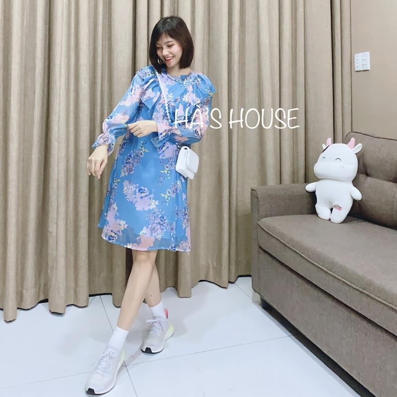 Đầm hoa voan tơ xinh xắn