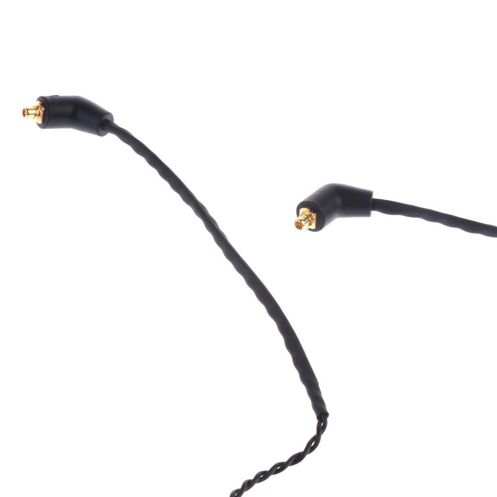 3.5mm Audio Cable Upgrade Cord Extension Wire for Shure se535 215 846 Black