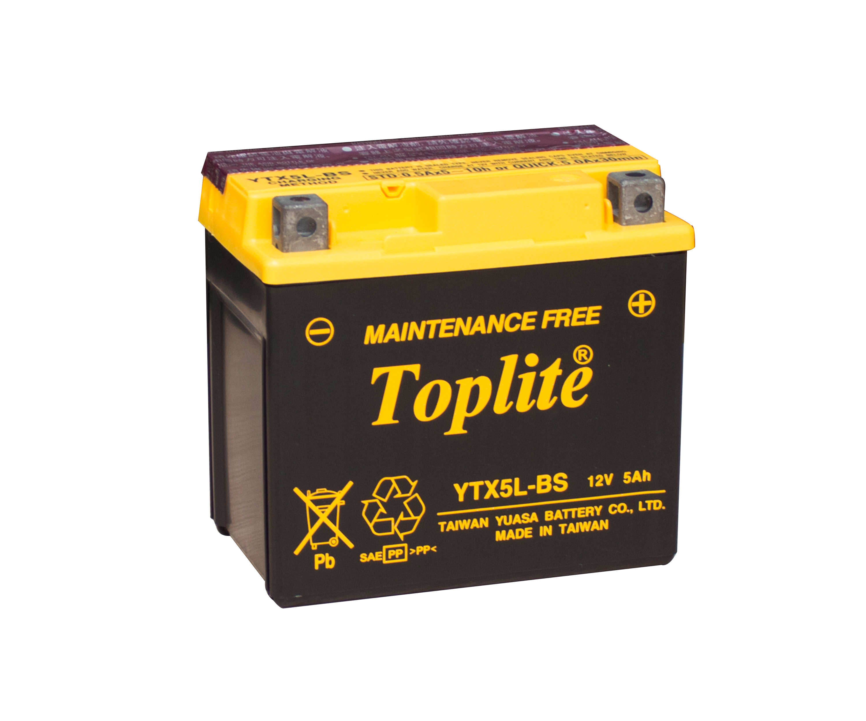 Ắc quy Toplite xe máy YTX5L-BS