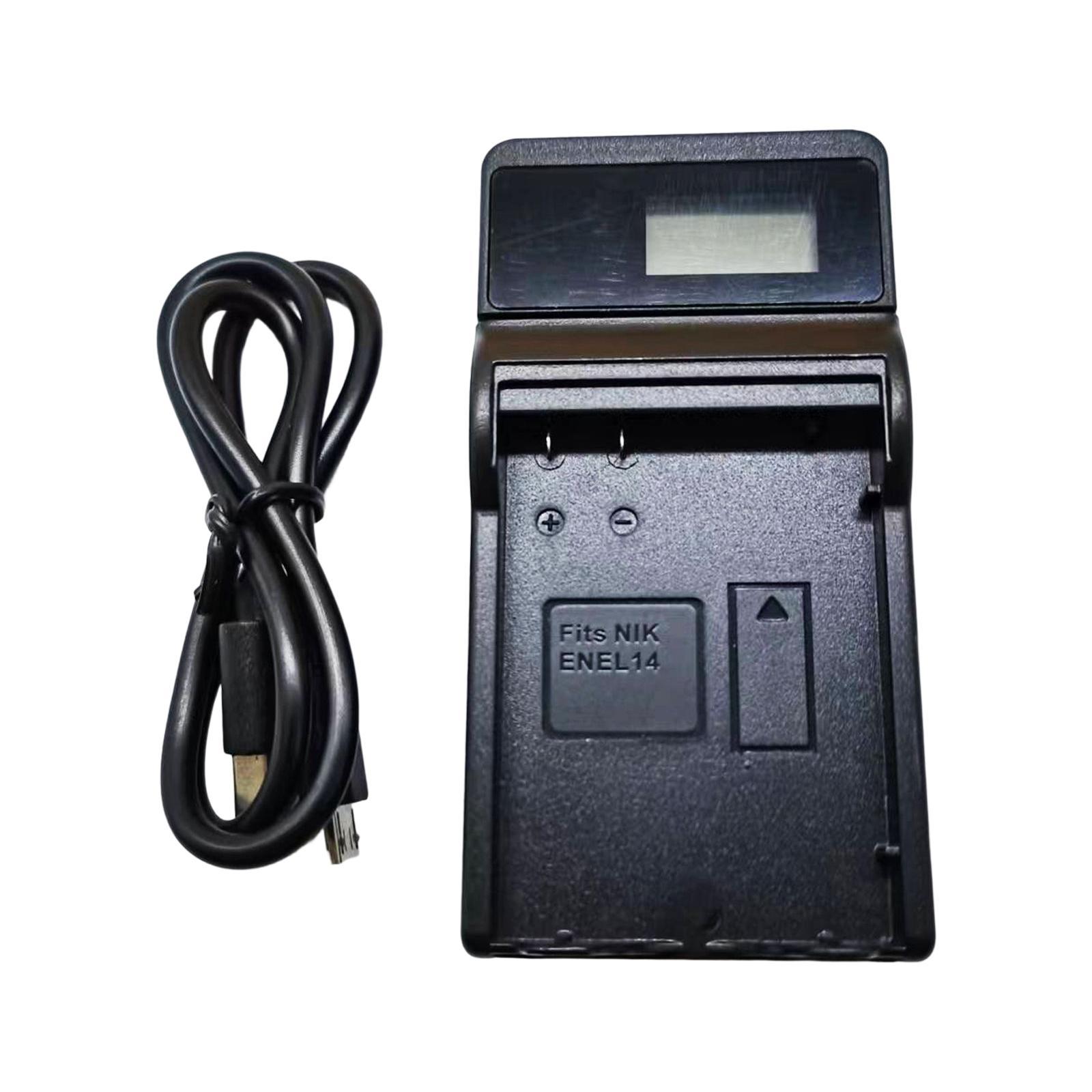EN-EL14 Battery Charger for D3100 D3200 D3300 D5300 D5500