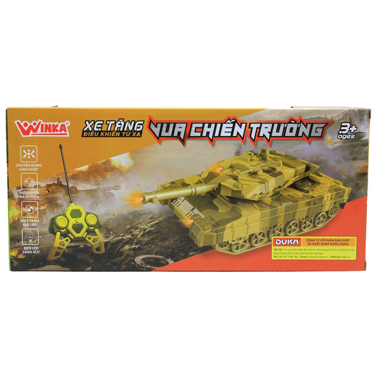 Đồ Chơi Mô Hình Xe Tăng Điều Khiển Từ Xa - Vua Chiến Trường - Winka DK81327