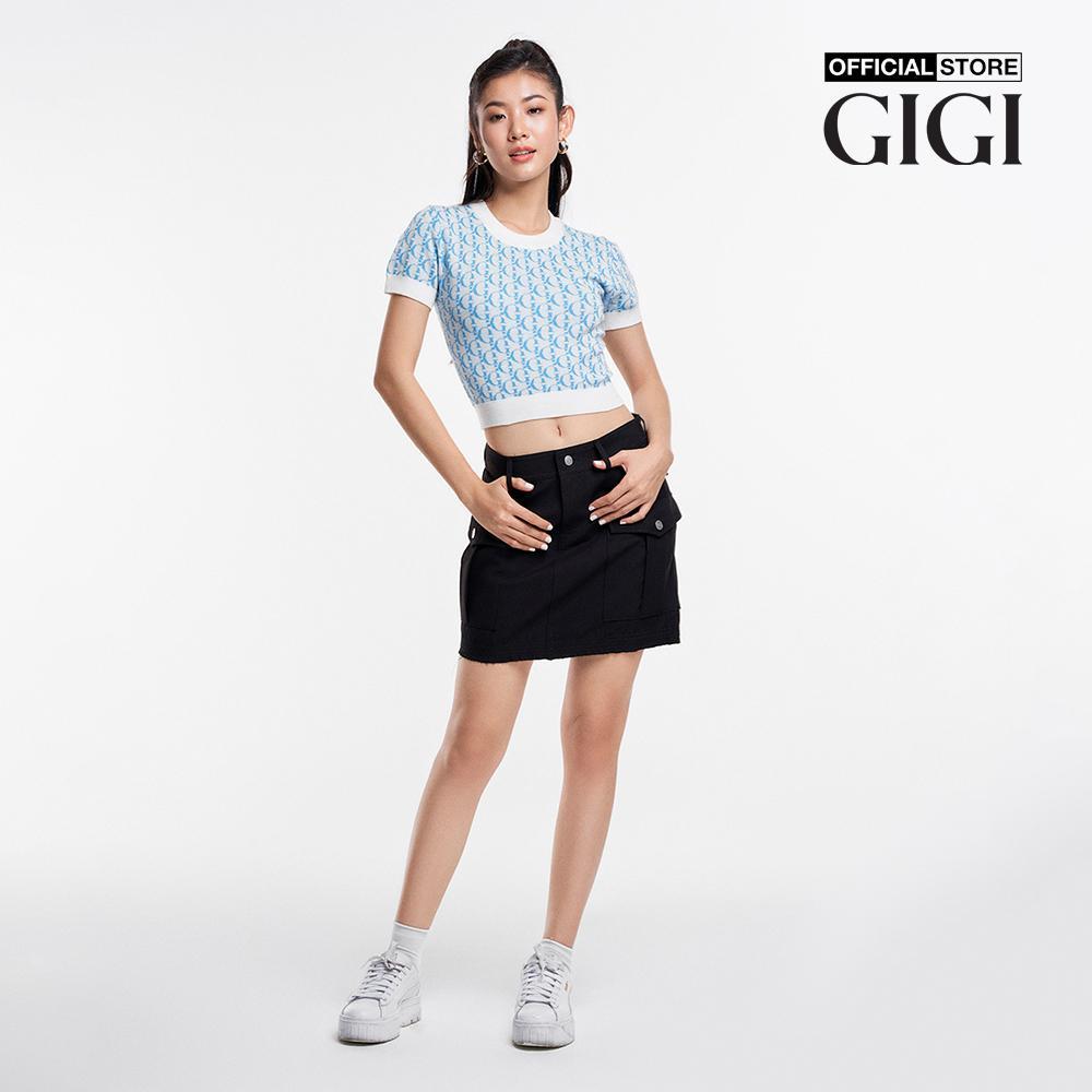 GIGI - Chân váy chữ A mini phối túi thời trang G3301S221519