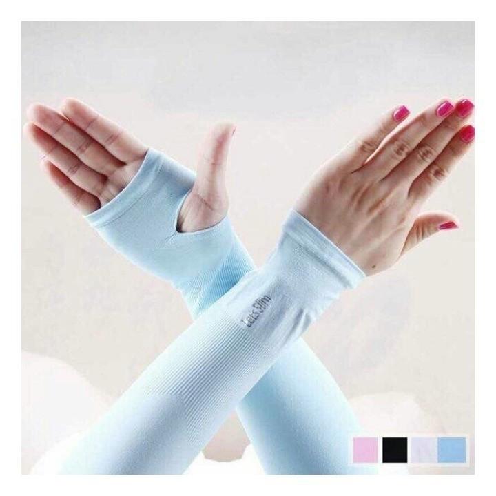 COMBO 10 Găng tay chống nắng xỏ ngón Hàng Quốc ( giao màu ngẫu nhiên)