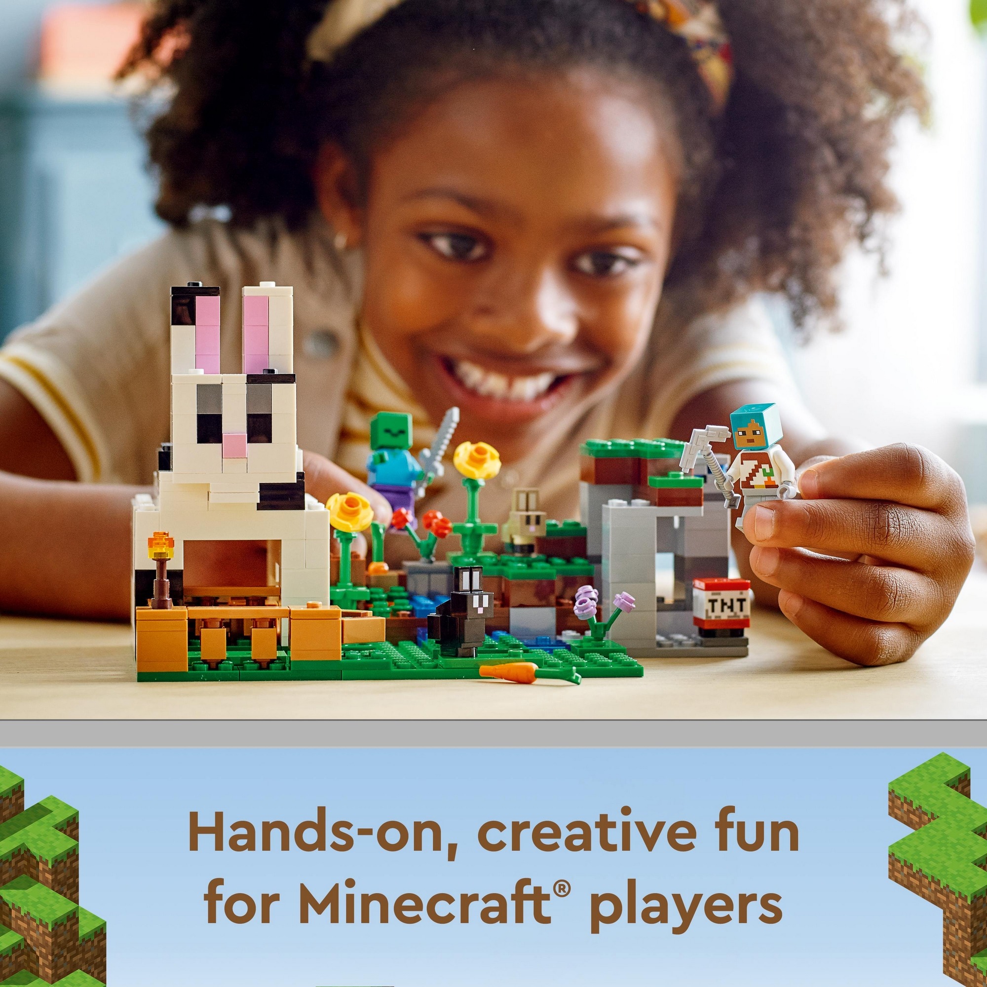LEGO Minecraft 21181 Trang Trại Thỏ (340 chi tiết)