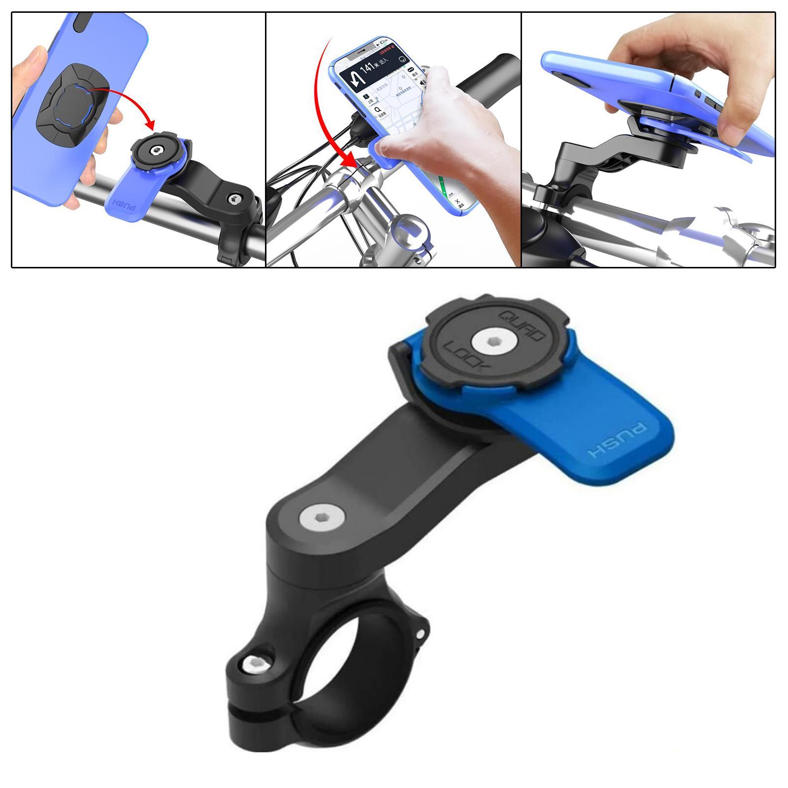 Durable Bike Handlebar Phone Mount Easy Install Stable for Electric Vehicles