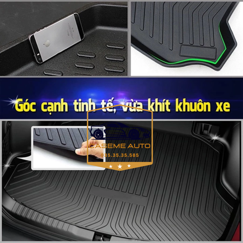 [VINFAST VF6] Lót Cốp Nhựa Xe VINFAST VF6, Bản Xăng, Khay Lót Cốp Nhựa Chống Nước, Nhựa Dẻo TPO Bền Bỉ - Hàng Nhập Khẩu